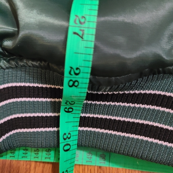 Vintage Spartans Satin Bomber Varsity Jacket Size XL - Picture 8 of 8